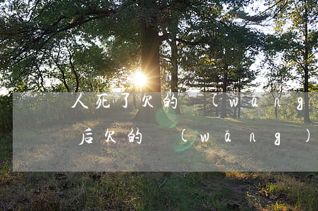 人死了欠的網(wǎng)貸需要還么(人死后欠的網(wǎng)貸還要還嗎)