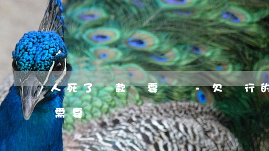 人死了貸款還要還嗎-欠銀行的錢人死了還需要還嗎