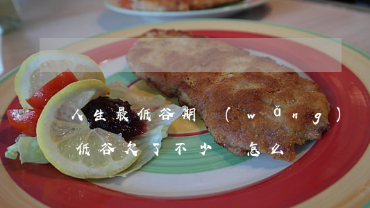 人生最低谷期網(wǎng)貸逾期(人身最低谷欠了不少錢怎么辦)