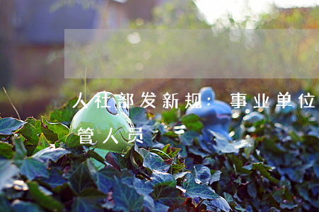 人社部发新规:事业单位萝卜招聘将处分主管人员