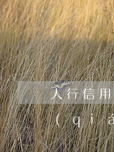 人行信用卡利息多少(人行信用卡利息多少錢(qián))