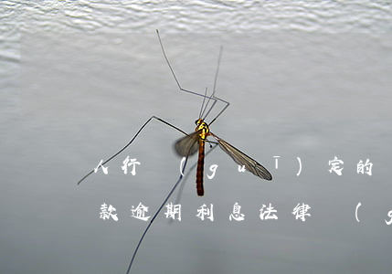 人行規(guī)定的貸款逾期利息(銀行借款逾期利息法律規(guī)定)