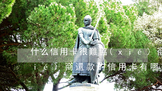 什么信用卡很難協(xié)商(容易協(xié)商還款的信用卡有哪幾家)