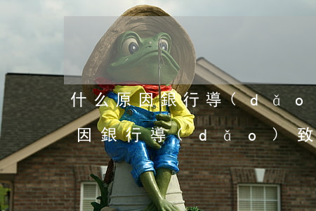 什么原因銀行導(dǎo)致的逾期(什么原因銀行導(dǎo)致的逾期不能貸款)
