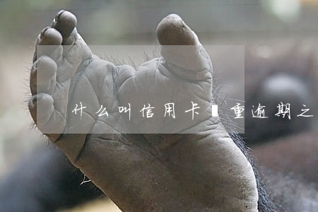 什么叫信用卡嚴重逾期（之前信用卡嚴重逾期）