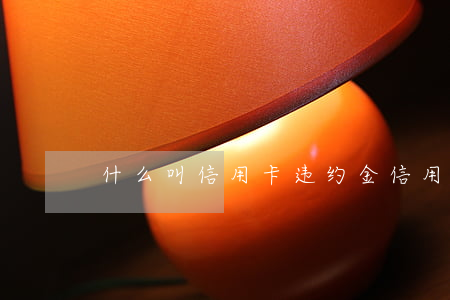 什么叫信用卡违约金（信用卡违约金怎么处理）
