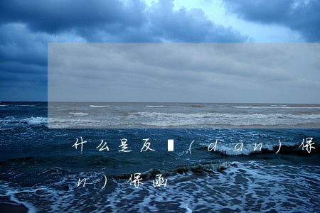 什么是反擔(dān)保(什么是反擔(dān)保函)