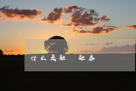 什么是融資融券