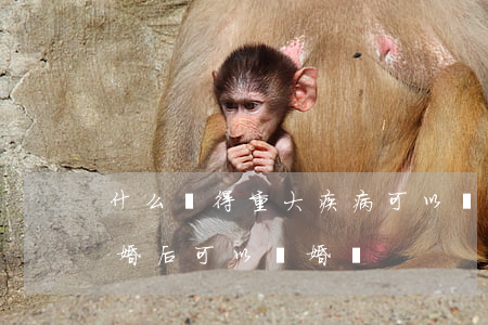 什么樣得重大疾病可以離婚(婚前有重大疾病婚后可以離婚嗎)