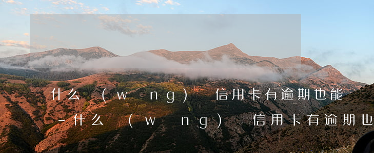 什么網(wǎng)貸信用卡有逾期也能貸-什么網(wǎng)貸信用卡有逾期也能貸