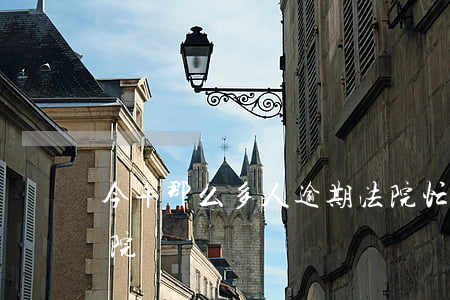 今年那么多人逾期法院忙的過來嗎-逾期 法院