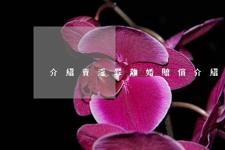 介紹賣淫罪離婚賠償(介紹賣淫罪離婚賠償)