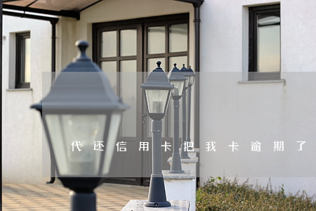 代还信用卡把我卡逾期了