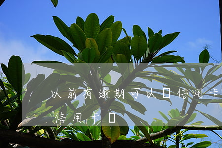 以前有逾期可以辦信用卡嗎 有過逾期可以辦信用卡嗎
