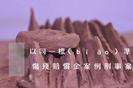 以同一標(biāo)準(zhǔn)賠償傷殘賠償金案例(刑事案件另訴傷殘賠償金案例)