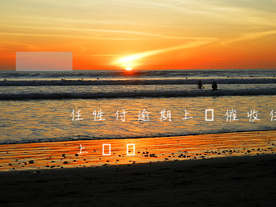任性付逾期上門催收(任性付逾期上門催收會上門嗎)