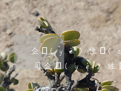 企業(yè)性質(zhì)是什么(保險公司企業(yè)性質(zhì)是什么)