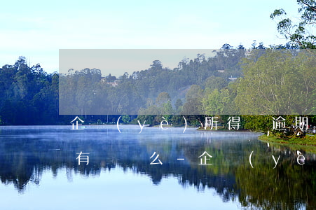 企業(yè)所得稅逾期零申報(bào)有處罰么-企業(yè)所得稅逾期0申報(bào)