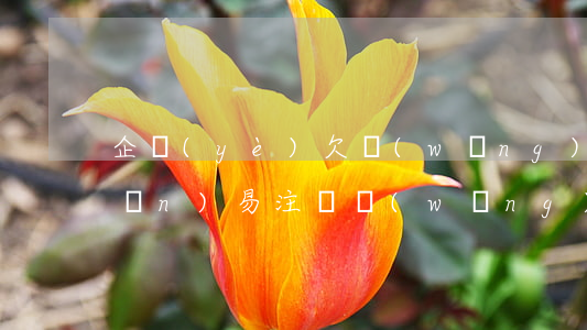企業(yè)欠網(wǎng)貸 簡(jiǎn)易注銷(網(wǎng)貸怎么徹底注銷)