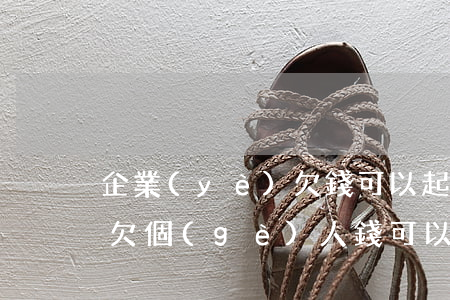 企業(yè)欠錢可以起訴嗎(企業(yè)欠個(gè)人錢,可以起訴嗎)