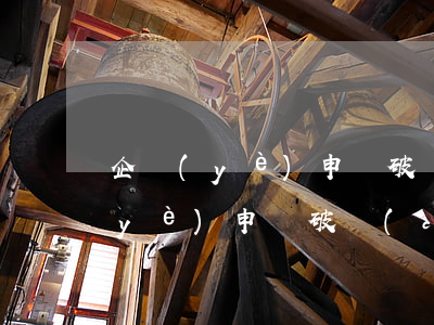 企業(yè)申請破產(chǎn)(企業(yè)申請破產(chǎn)的流程需要多長的時間)