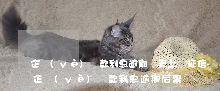 企業(yè)貸款利息逾期幾天上報征信-企業(yè)貸款利息逾期后果