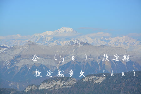 企業(yè)貸款逾期銀行怎么起訴(銀行貸款逾期多久會(huì)被起訴)