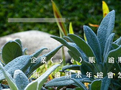 企業(yè)賬戶逾期未年檢 企業(yè)賬戶逾期未年檢會怎么樣