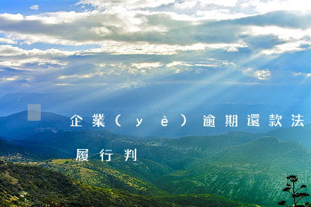 企業(yè)逾期還款法院判決要多久(逾期履行判決)