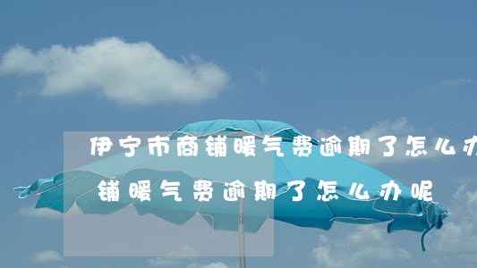 伊宁市商铺暖气费逾期了怎么办-伊宁市商铺暖气费逾期了怎么办呢