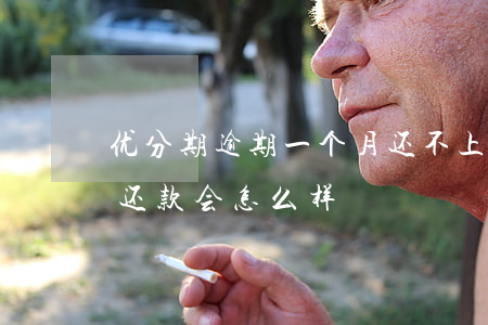 优分期逾期一个月还不上怎么办-优分期不还款会怎么样