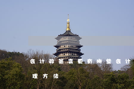 会计政策变更有哪些(会计政策变更有哪些处理方法)