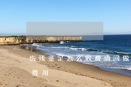 伤残鉴定怎么收费(请问做伤残鉴定需要多少费用)