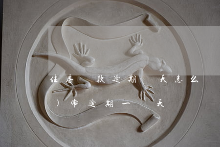 住房貸款逾期兩天怎么辦(房貸經(jīng)常逾期一兩天)