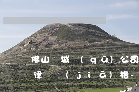 佛山禪城區(qū)公司債務(wù)糾紛律師價(jià)格-佛山禪城區(qū)公司債務(wù)糾紛律師價(jià)格查詢