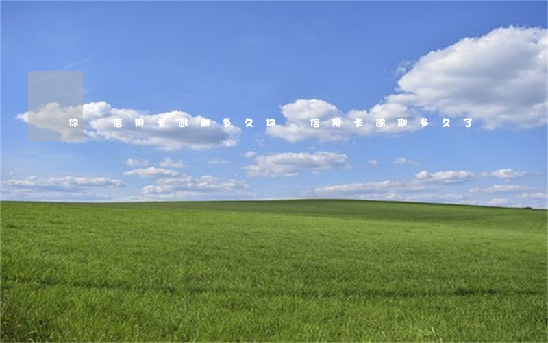 你們信用卡逾期多久(你們信用卡逾期多久了)