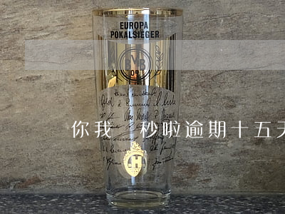 你我貸秒啦逾期十五天(你我貸秒啦找不到了)