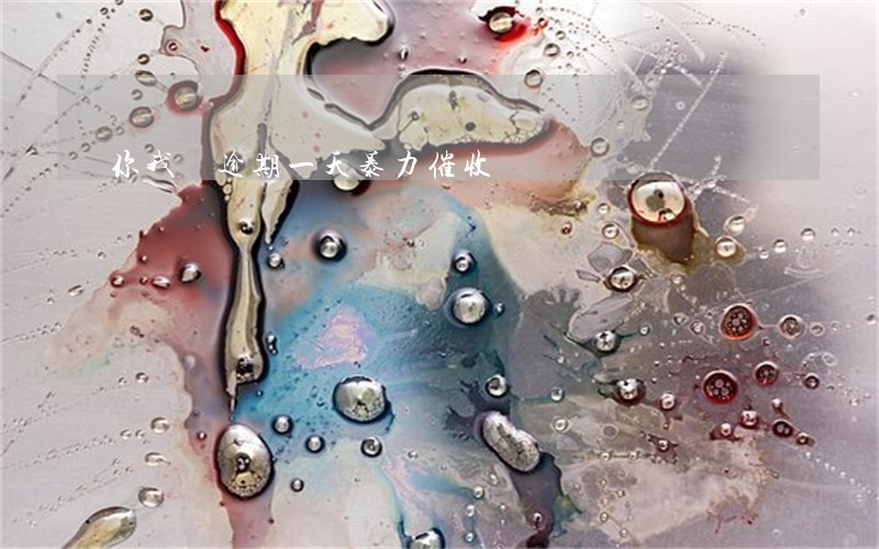 你我貸逾期一天暴力催收