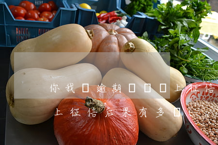 你我貸逾期沒還會上征信嗎(你我貸逾期多久上征信?后果有多嚴(yán)重?)