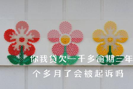 你我贷欠一千多逾期三年(你我贷借款逾期三个多月了,会被起诉吗?)