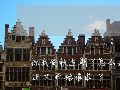 你我贷款逾期了怎么办(你我贷逾期一年了,最近又开始催收了)