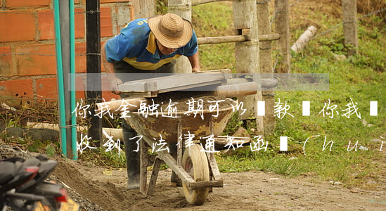 你我金融逾期可以貸款嗎(你我貸逾期一年多收到了法律通知函會(huì)怎么樣)