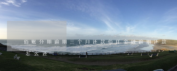 佰账分期逾期三个月还款(佰仟金融逾期还款怎么还)