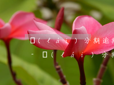 來(lái)分期逾期一天后還不上怎么辦-來(lái)分期逾期一天后果嚴(yán)重