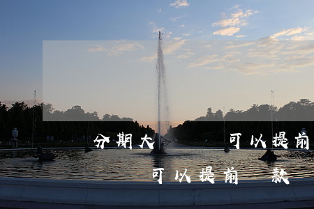 來分期大額訂單可以提前還款嗎-來分期大額訂單可以提前還款嗎安全嗎