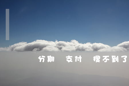 來分期從支付寶搜不到了怎么還款