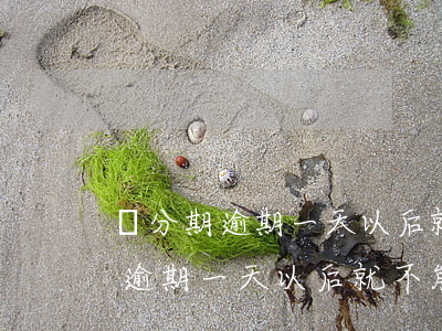來分期逾期一天以后就不能借了嗎-來分期逾期一天以后就不能借了嗎