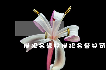 侵犯名誉权(侵犯名誉权可以报警吗)