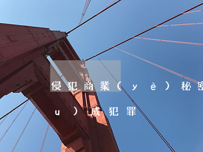 侵犯商業(yè)秘密的行為能否構(gòu)成犯罪