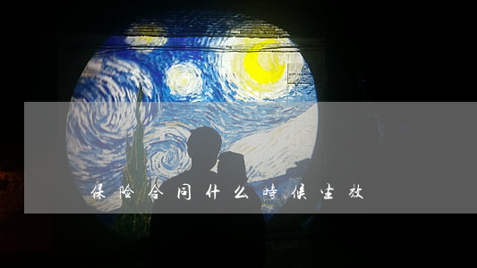 保险合同什么时候生效